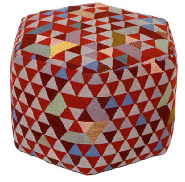 TRIANGLEHEX-SWEET-PINK POUF SMALL